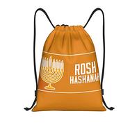 Rosh Hashanah Shana Tova Sac à dos à cordon étanche Sac de plage Sac de sport Petit sac à dos de voyage Sac à dos de sport pour femmes hommes