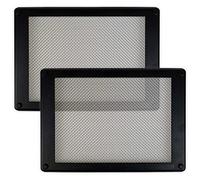 Roshield Lot de 2 couvercles d'aération en maille de brique d'air pour souris et rongeurs (noir, taille M)