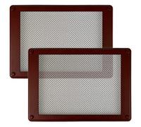 Roshield Lot de 2 grilles d'aération anti-parasites en maille de brique d'air - Anti-insectes et rongeurs - Marron - Taille M