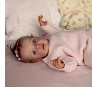 ROSHUAN Poupée Reborn réaliste de 50,8 cm avec cheveux enracinés, corps en tissu doux qui ressemble à une vraie poupée nouveau-né réaliste pour enfants à partir de 3 ans