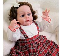 ROSHUAN Poupée Reborn réaliste pour fille - Poupée nouveau-né réaliste de 50,8 cm avec corps en tissu doux lesté, cadeau pour enfants à partir de 3 ans