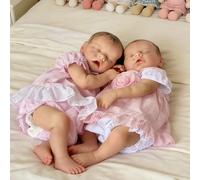 ROSHUAN Real Life Like Poupée Reborn réaliste en silicone de 45,7 cm avec corps en vinyle souple anatomiquement correcte pour enfants à partir de 3 ans
