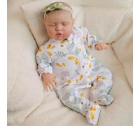 ROSHUAN Real Life Poupée Reborn pour fille 48,3 cm - Corps en tissu doux lesté - Aspect réaliste - Cadeau de Noël pour enfants à partir de 3 ans