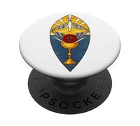 Rosicrucian Sceau du Graal Rose Croix PopSockets PopGrip Adhésif