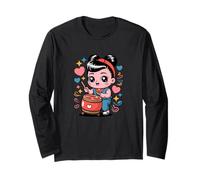 Rosie The Riveter, jolie batteuse de Kawaii Taiko Manche Longue