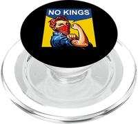 Rosie The Riveter No Kings PopSockets PopGrip pour MagSafe