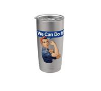 Rosie the Riveter, nous pouvons le faire Gobelet isotherme en acier inoxydable double paroi