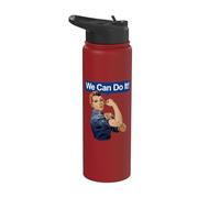 Rosie the Riveter, nous pouvons le faire Stainless Steel Insulated Water Bottle