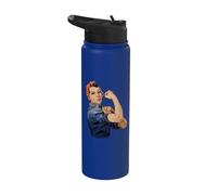 Rosie The Riveter, nous pouvons le faire Stainless Steel Insulated Water Bottle