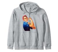Rosie The Riveter Poster We Can Do It féministe rétro Sweat à Capuche