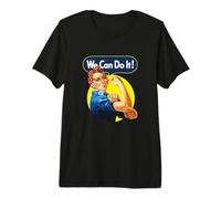 Rosie The Riveter, We Can Do It, féministe Rosey Rosy T-Shirt Haut de Gamme