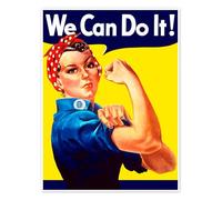 Rosie the Riveter, We can do it ! Poster de John Parrot 60 x 80 cm Tableaux Décoration murale