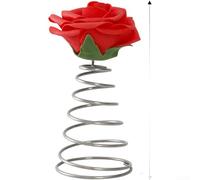 Rosier artificiel en mousse rouge pour vacances, Noël, Saint-Valentin, fête de mariage 12,7 cm