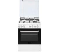 rosieres cuisinière gaz 63l 4 feux blanc rgg663csw/e [EEK: A]