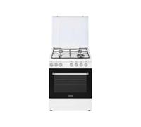 ROSIERES - RGG663CSW/E Cuisinière Prodige 60cm 4G Four Gaz CN Catalyse Blanc