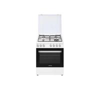 Rosières Cuisinière Prodige RGG663CSW/E 60 cm 4 feux Four gaz Catalyse Blanc