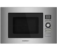 Rosières RMG20/1IN - Four micro-ondes grill - intégrable - 20 litres - 800 Watt - inox et verre noir