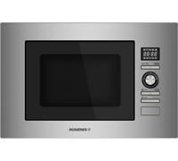 Rosières RMG28/1IN - Four micro-ondes grill - intégrable - 28 litres - 900 Watt - inox et verre noir