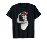 RosieTheRiveter Art Pin Up Rétro pour Fille Moderne T-Shirt