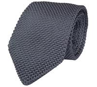 Rosiika Cravate fine en tricot pour homme - Design basique - Style vintage - Style décontracté - 6,1 cm, gris foncé, taille unique