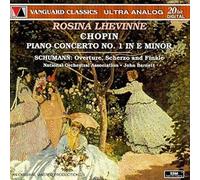 Rosina Lhevinne Plays Chopin Piano Concerto No 1+ Schumann Overture Scherzo And Finale For Orchestra Op 52 (Vanguard)