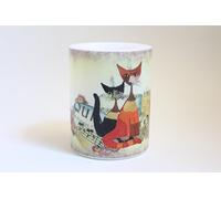 Rosina Wachtmeister Grande bougie chat Musica Romantica I & II (Gingembre et chat noir)