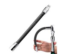 Rosixehird Foret Flexible,Barre d'extension Flexible à cliquet Long - Rallonge à cliquet, clé Manuelle pour Le bâtiment, l'industrie Automobile