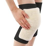 Rosixehird Genouillère en cachemire - Genouillères ajustables en cachemire | Genouillères en molleton d'agneau Genouillères Soins des articulations musculaires Soutien du genou Genouillère douce