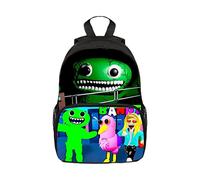 Rosixehird Sac À Dos A, Sacs d'école étanches pour Filles Garçons, Grande Capacité Toile Étudiants Cartable Sac à Dos pour Ordinateur Portable Sac à Dos de Voyage pour Enfants