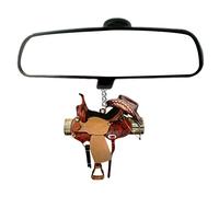 Rosixehird Suspension Selle Cheval l'Ouest,Pendentif Acrylique Selle personnalisé | suspensions Selle Cheval Western, Accessoires Vue arrière décoration