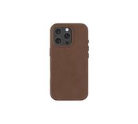 Roskilde - Coque de protection pour téléphone portable - compatibilité avec MagSafe - cuir pleine fleur - brun foncé - pour Apple iPhone 16 Pro