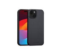 Roskilde - Coque de protection pour téléphone portable - compatibilité avec MagSafe - cuir pleine fleur - noir - pour Apple iPhone 13, 14, 15, 16e
