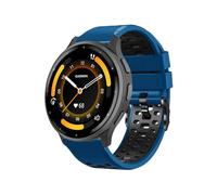 RosMank 22mm Bracelet en Silicone pour Garmin Venu 4 45mm/Venu 3 45mm/Venu 2/Vivoactive 4/Active, Bracelet de Rechange en Deux Couleurs pour Garmin Forerunner 570 47mm/Forerunner 265/255, Bleu Noir