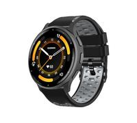 RosMank 22mm Bracelet en Silicone pour Garmin Venu 4 45mm/Venu 3 45mm/Venu 2/Vivoactive 4/Active, Bracelet de Rechange en Deux Couleurs pour Garmin Forerunner 570 47mm/Forerunner 265/255, Gris Noir