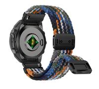 RosMank 22mm Quickfit Tressé Bracelet pour Garmin Fenix 8 E 47mm/7 Pro/7/6 Pro/6, Bracelet de Rechange en Nylon pour Epix/Approach S70 47mm/MARQ/Instinct 2/Forerunner 965/Descent G1 (Coloré)
