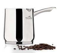 ROSMARINO Cafetière sans induction I Cezve moderne turque | Excellente aussi pour le thé, le lait mousseux, le cacao (300, tous feux sauf induction)