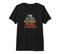 Ross Name Ross Personalized Name First Given T-Shirt Haut de Gamme