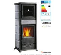 Rossella Plus Forno 5.0 Petra 9.4kW Poêle à bois avec four pierre naturelle