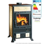 Rossella R1 16 Ceramica 9kW Poêle à bois liberty panna