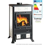 Poêle à bois La Nordica Rossella R1 5.0 Ceramica Liberty Panna