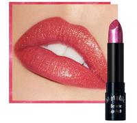 Rossetto metallizzato scintillante, rossetto perlato leggero e non seccante per donna, ad alta pigmentazione, trucco senza ingredienti animali
