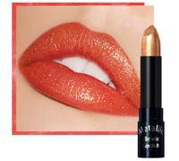 Rossetto metallizzato scintillante, rossetto perlato leggero e non seccante per donna, ad alta pigmentazione, trucco senza ingredienti animali