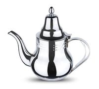 ROSSETTO Théière Induction Bouilloire inox à col de cygne 1,2 Litres en Acier inoxydable de qualité Premium, pour préparer thé et cafés, Argent