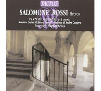 Rossi – Canti Di Salomone a 3 Parti (Intégrale : Psaumes Nos. 4, 41 et 112) – Tactus