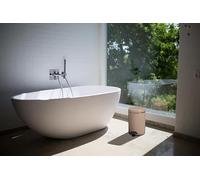 ROSSIGNOL Certifié Origine France Grantie, Poubelle de salle de bains à pédale. Capacité 3L, Seau intérieur amovible, Large pédale CYJEU