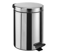 ROSSIGNOL Certifié Origine France Grantie, Poubelle de salle de bains à pédale. Capacité 5L, Seau intérieur amovible, Large pédale CYJEU