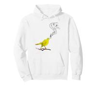 Rossignol Chantant Oiseau Notes de Musique Classique Observation des Oiseaux Sweat à Capuche