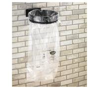 Rossignol Collecteur de déchets mural sans couvercle - 110l Gris