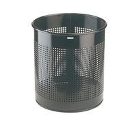 Rossignol - Corbeille A Papier Metal 15l Noir