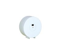 ROSSIGNOL Distributeur de papier hygiénique 400m en métal blanc époxy - Diamètre 29 cm